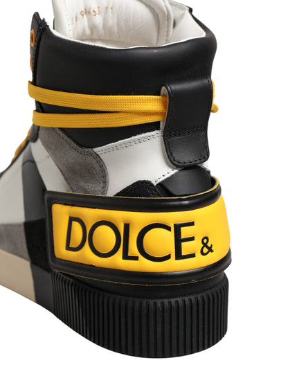 Multicolor Calf High Top Sneakers Shoes