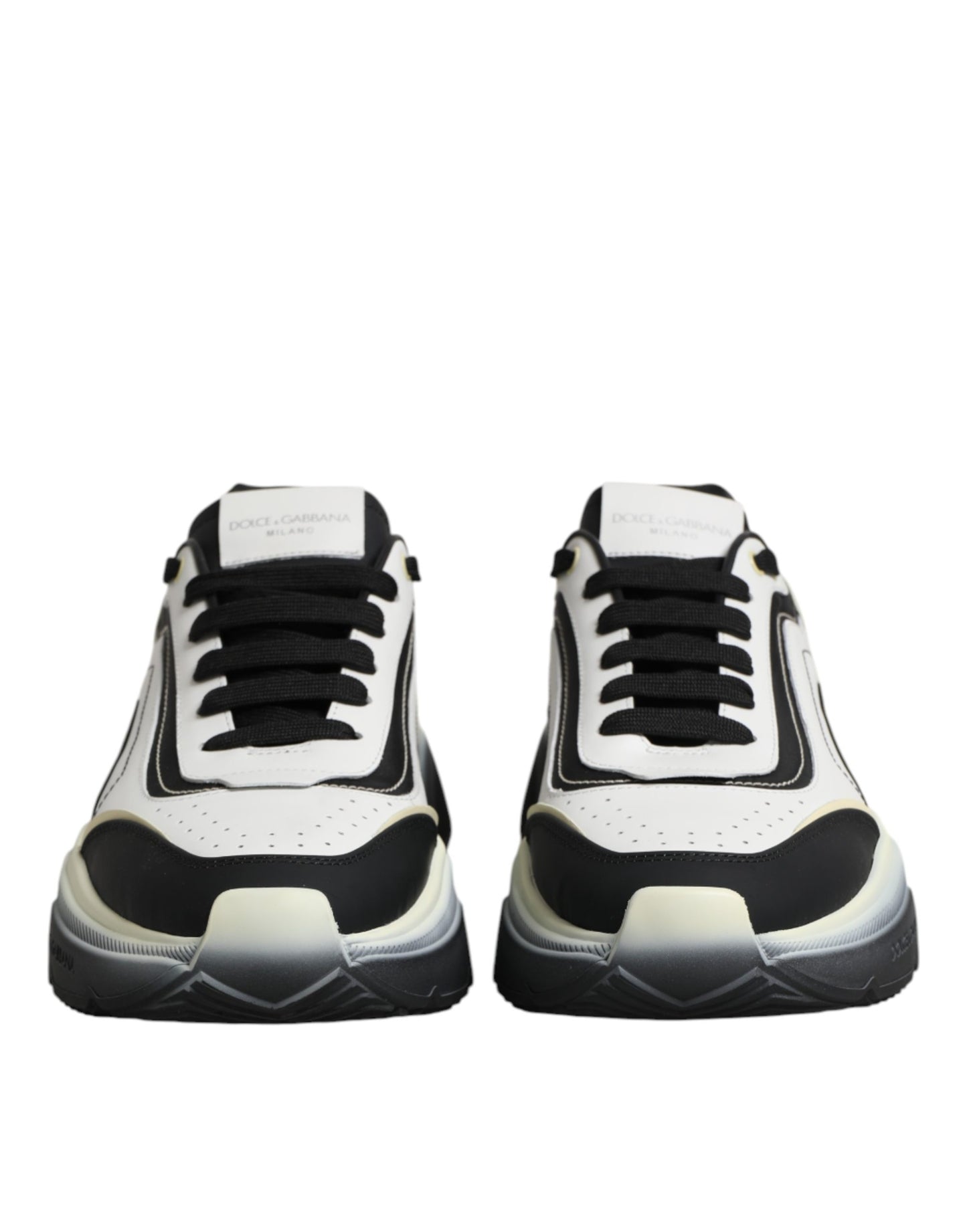 White Black Daymaster Two Tone Sneaker Shoes