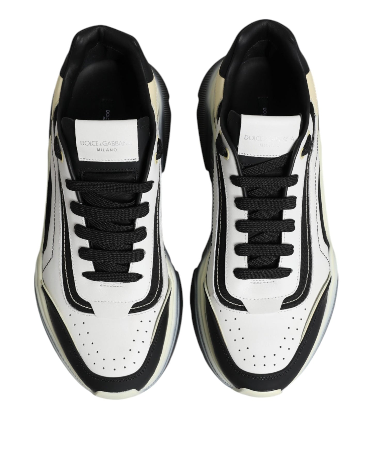 White Black Daymaster Two Tone Sneaker Shoes