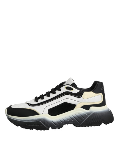 White Black Daymaster Two Tone Sneaker Shoes