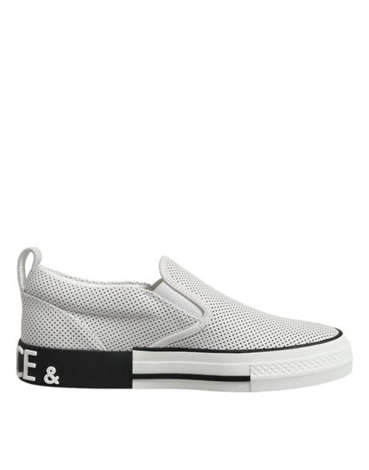 White Perforated Custom 2.Zero Sneakers Shoes