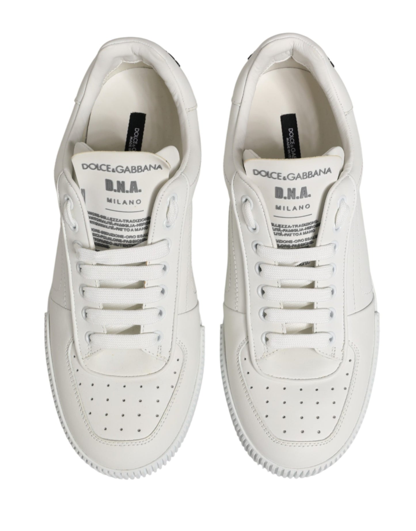 White Miami Leather Low Top Men Sneakers Shoes