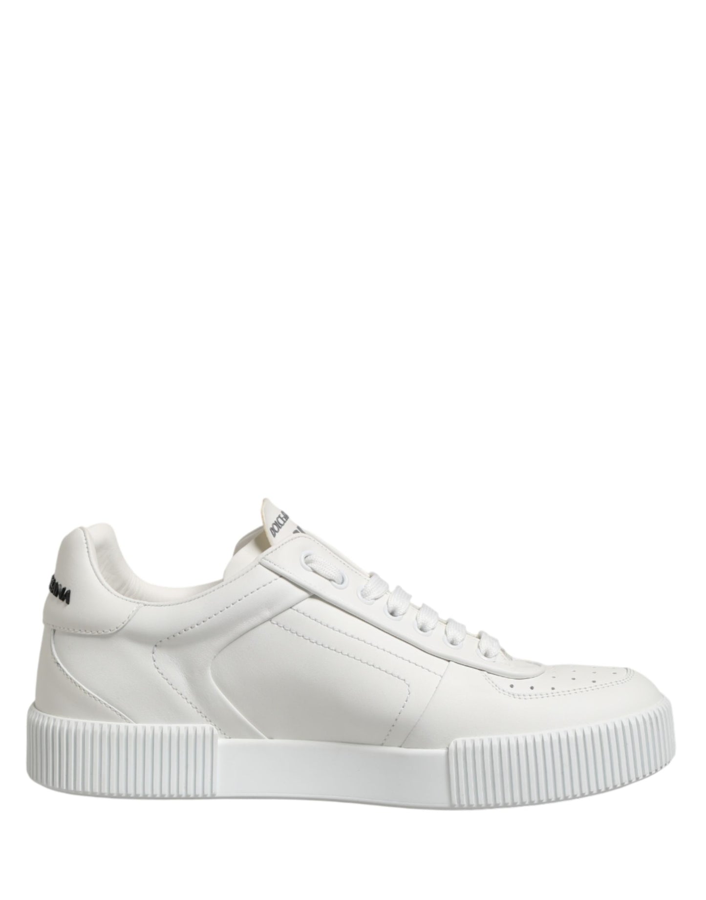 White Miami Leather Low Top Men Sneakers Shoes