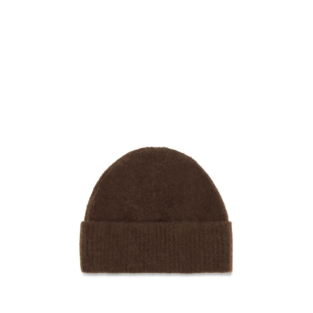 Brown Wool Oves Aries Beanie