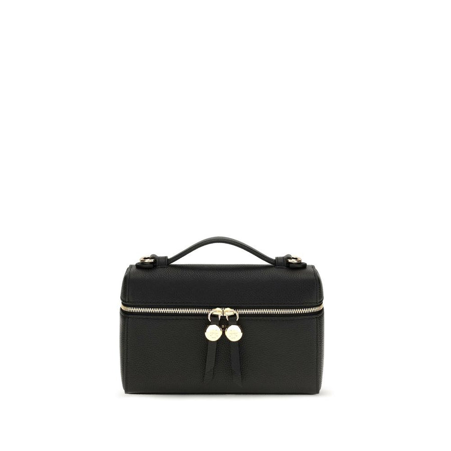 Black Calf Leather Bos Taurus Handbag