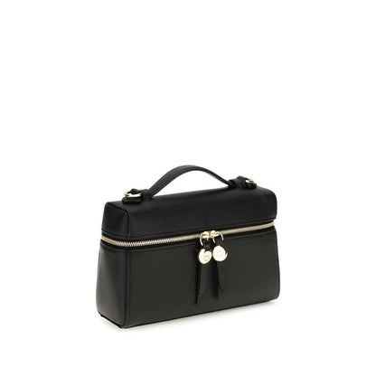 Black Calf Leather Bos Taurus Handbag