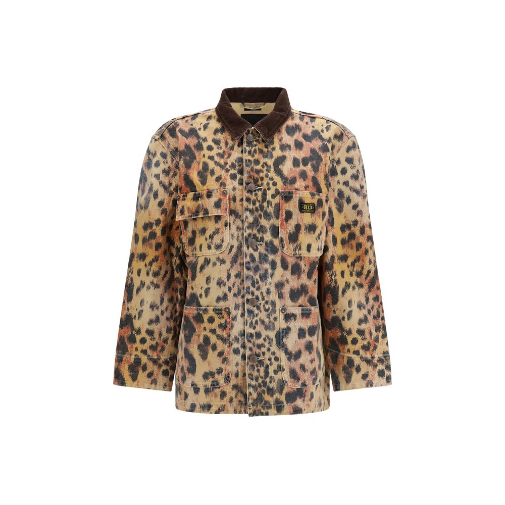 Multicolor Cotton Full-Length Jacket