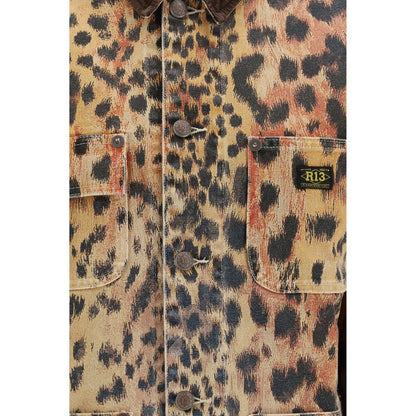 Multicolor Cotton Full-Length Jacket