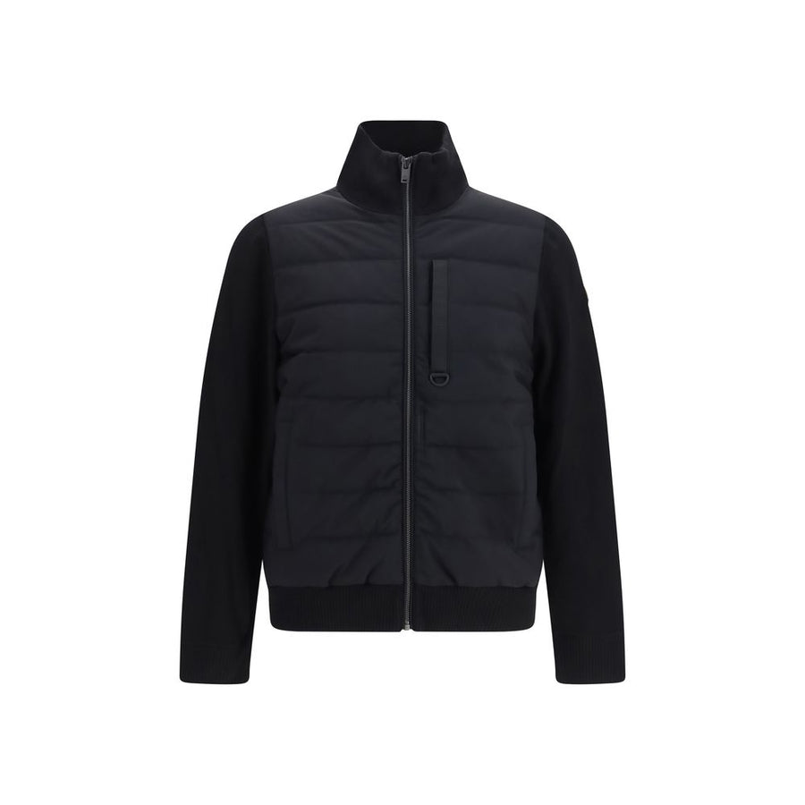 Black Viscose Full-Length Jacket