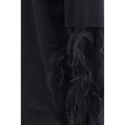 Black Cotton Sweatshirt