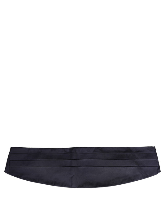 Dark Blue 100% Silk Belt Waist Cummerbund
