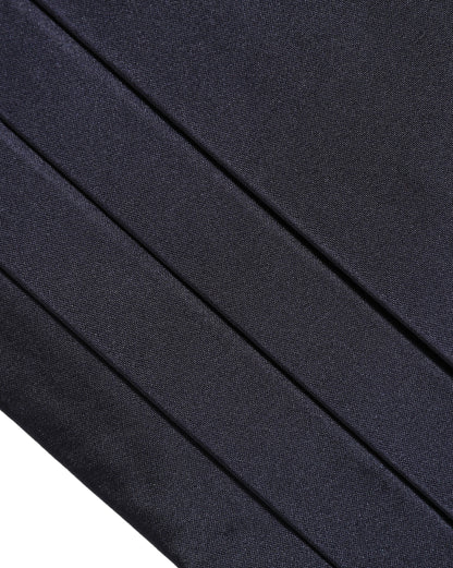 Dark Blue 100% Silk Belt Waist Cummerbund