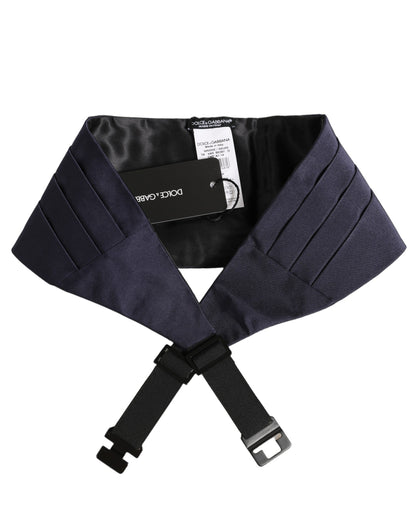 Dark Blue 100% Silk Belt Waist Cummerbund