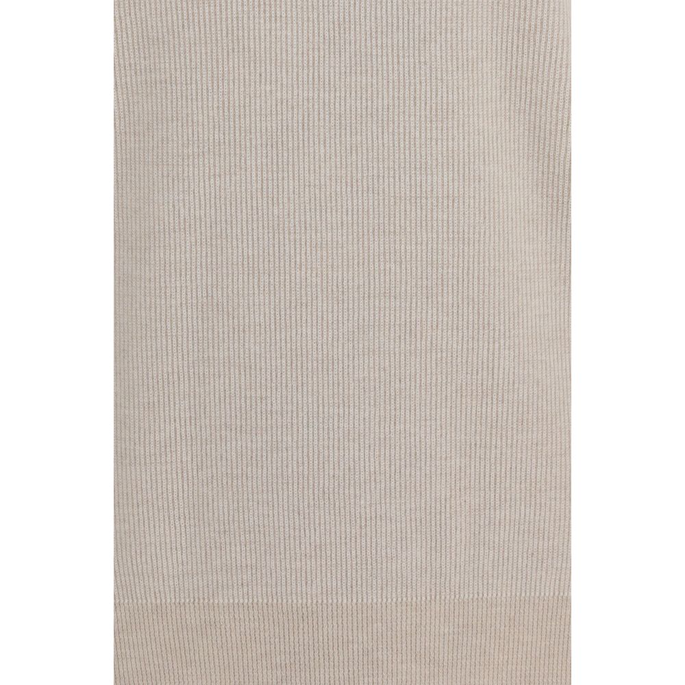 Beige Cashmere Turtleneck