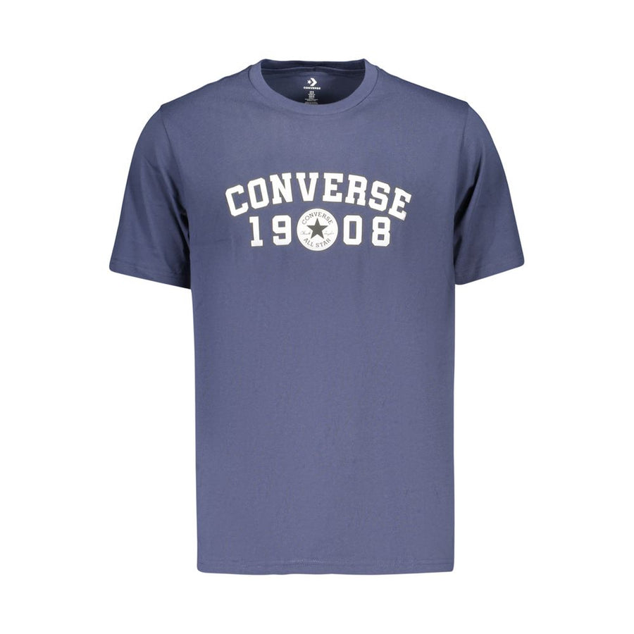 Blue Cotton Men's T-Shirt