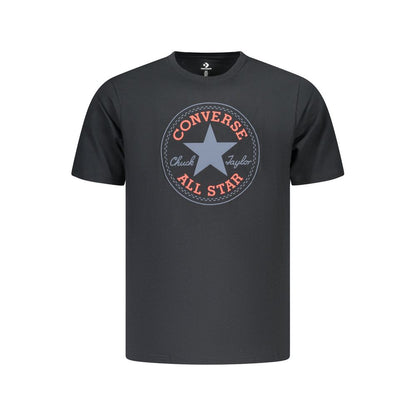 Black Cotton Men's T-Shirt