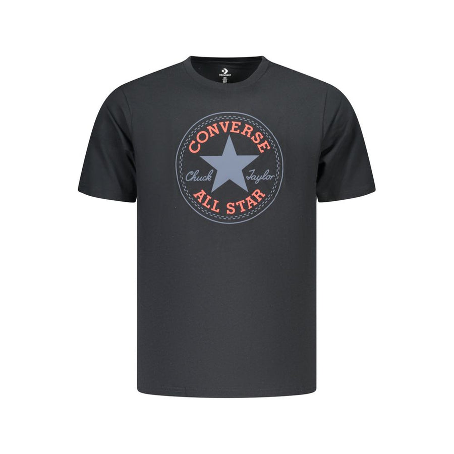 Black Cotton Men's T-Shirt