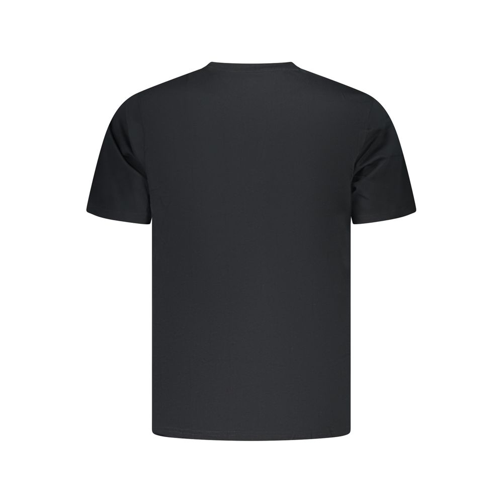 Black Cotton Men's T-Shirt