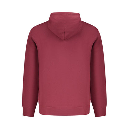 Red Cotton Mens Sweatshirt