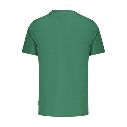 Green Cotton Men's T-Shirt