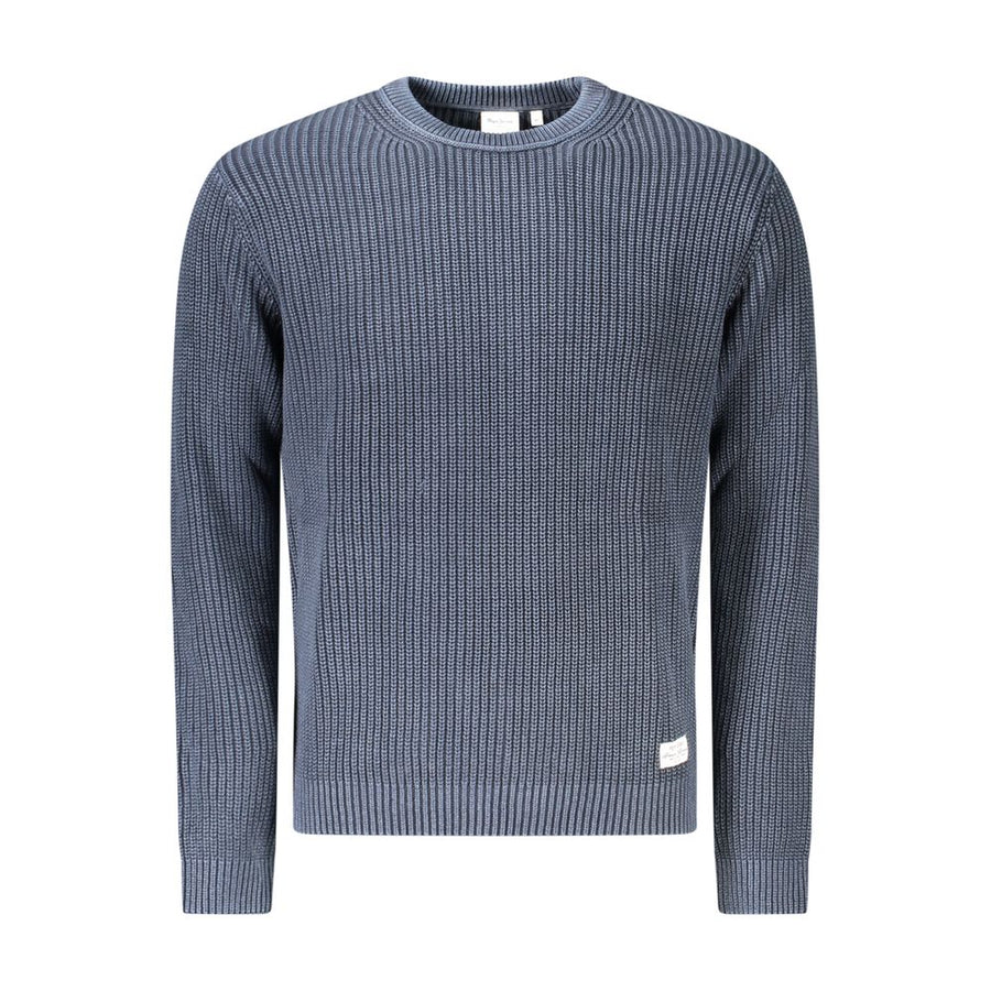 Blue Cotton Mens Shirt