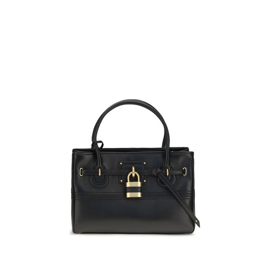 Black Buffalo Leather Shoulder Bag