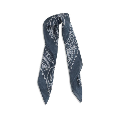 Blue Silk Scarf