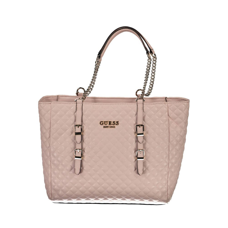 Rosa Poliuretano Women Shoulder Bag