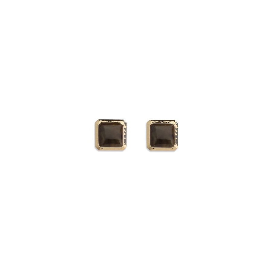 Gold Brass Earrings