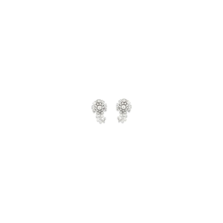 Silver Brass Earrings