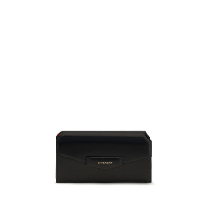 Black Calf Leather Bos Taurus Clutch Bag
