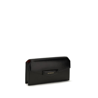 Black Calf Leather Bos Taurus Clutch Bag