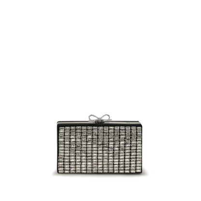Silver Glass Clutch Bag