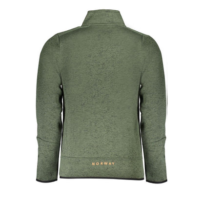 Green Polyester Men's Sweatshirt