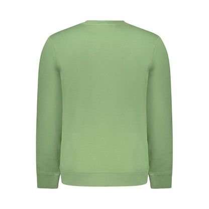 Green Cotton Men's Sweatshirt