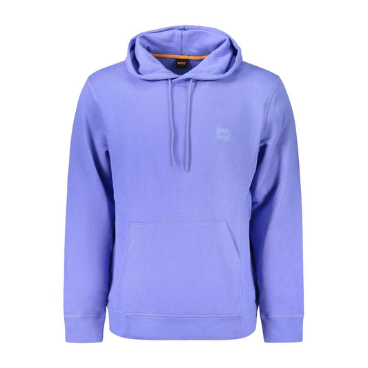Blue Cotton Men's Sweatshirt