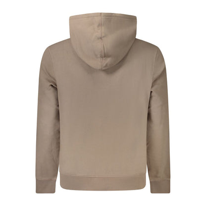 Brown Cotton Men's Sweatshirt