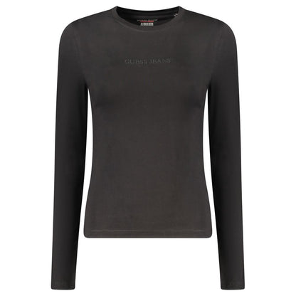 Black Cotton Women's T-Shirt