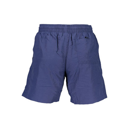 Blu Polyamide Men's Swim Boxer