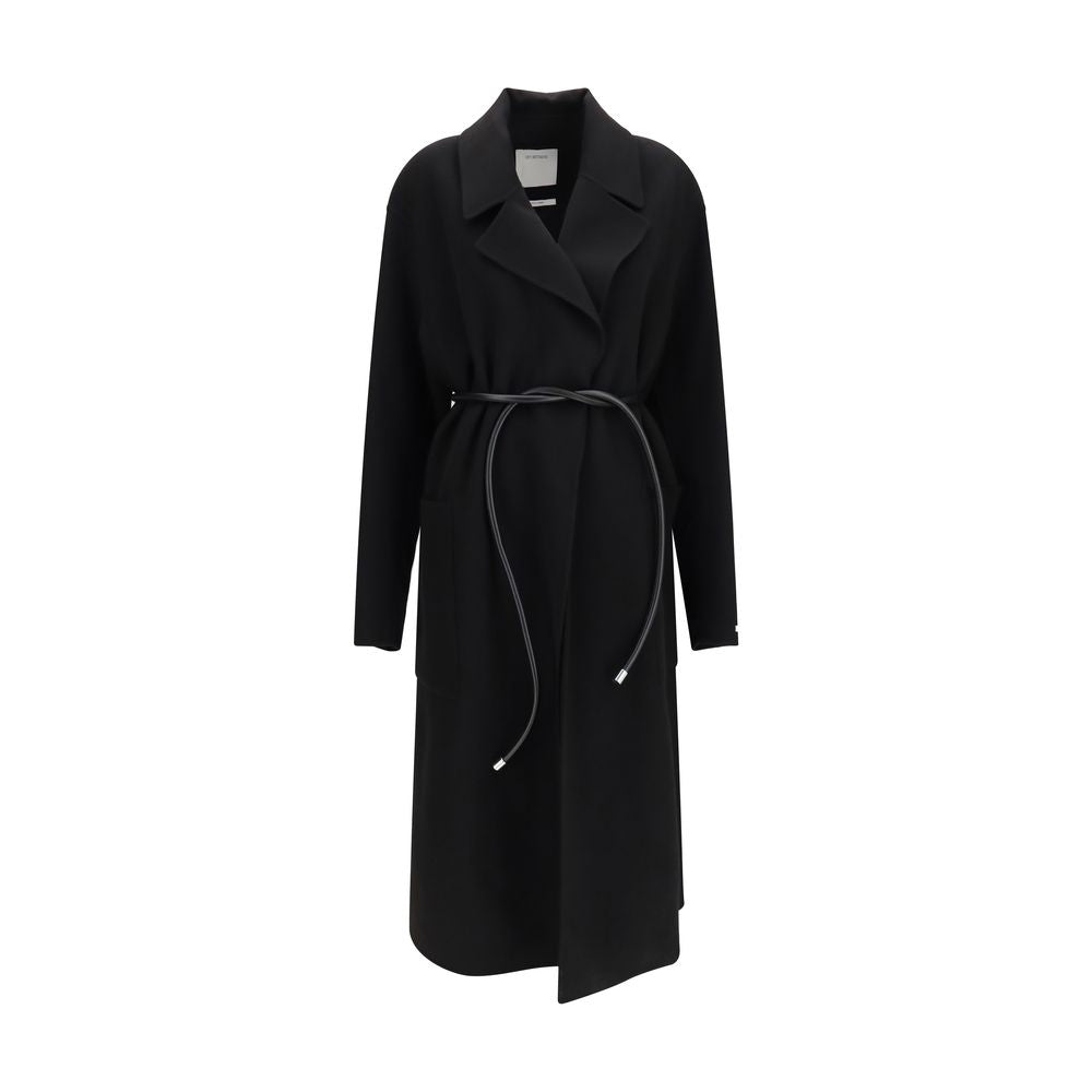 Black Wool Oves Aries Coat