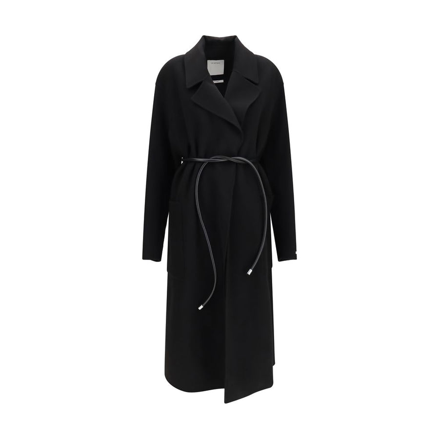 Black Wool Oves Aries Coat