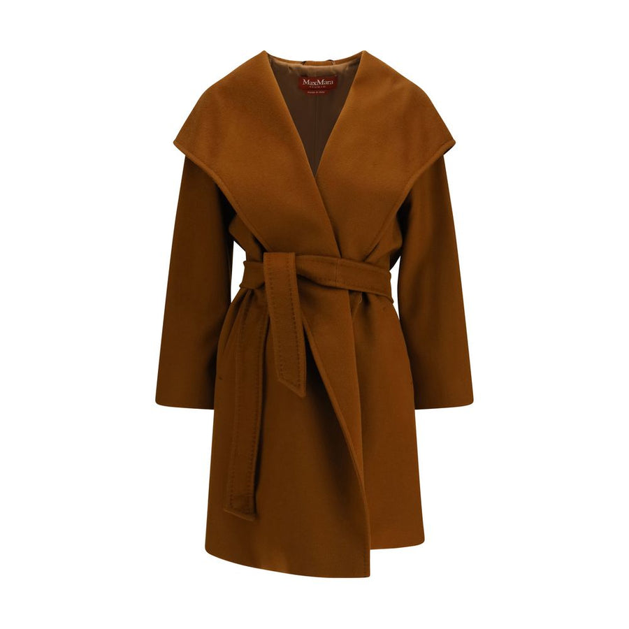 Brown Wool Oves Aries Coat