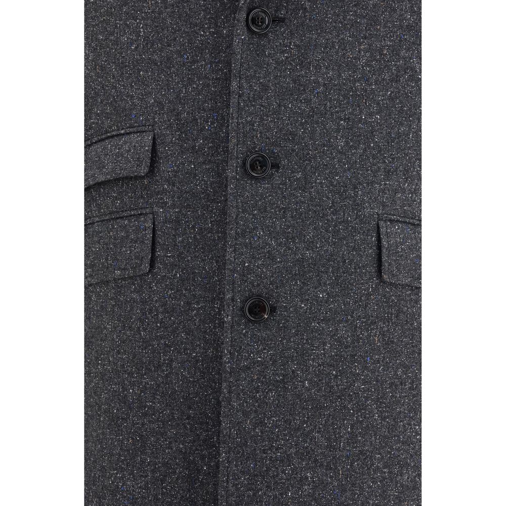 Gray Wool Oves Aries Coat