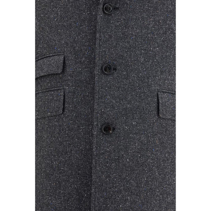 Gray Wool Oves Aries Coat