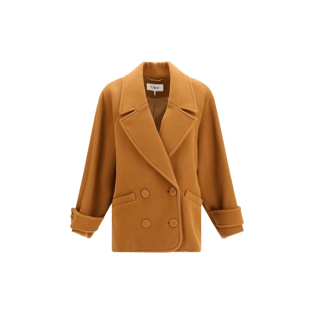 Brown Wool Oves Aries Coat