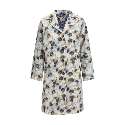 Multicolor Polyester Coat