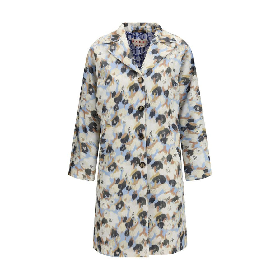 Multicolor Polyester Coat