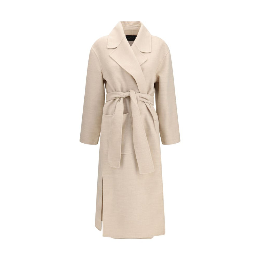 Beige Wool Oves Aries Coat