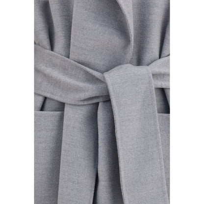 Gray Wool Oves Aries Coat