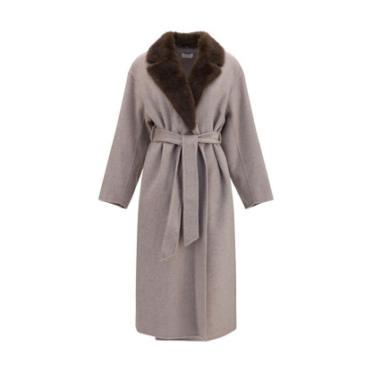 Beige Wool Oves Aries Coat
